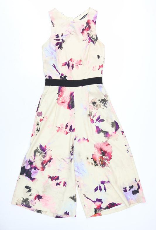 Little Mistress Women's Multicoloured Floral Jumpsuit Size 8