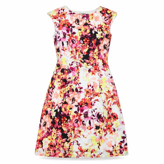 Donna Ricco Women's Floral Fit & Flare Dress UK 8