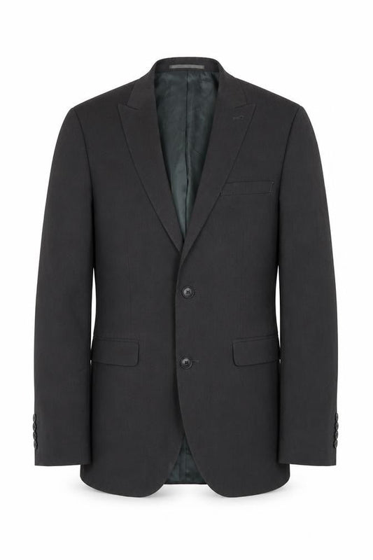 Next Men's Black Blazer, 36R Regular Fit, Classic Style