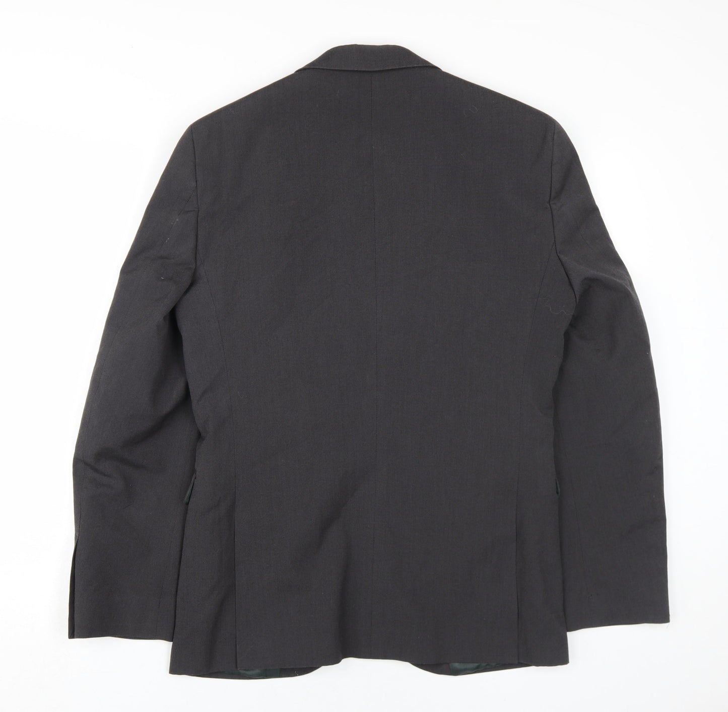 Next Men's Black Blazer, 36R Regular Fit, Classic Style