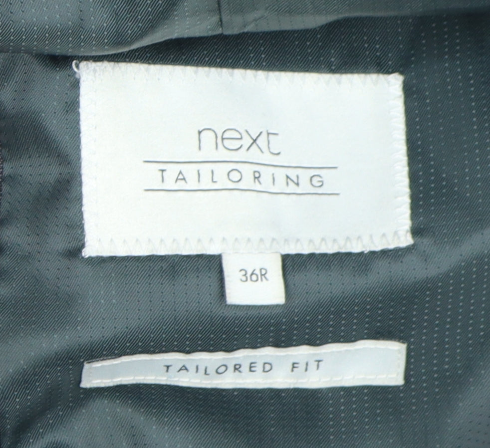 Next Men's Black Blazer, 36R Regular Fit, Classic Style