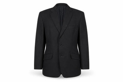 Perry Womens Black Blazer, Size 12, Classic Two-Button