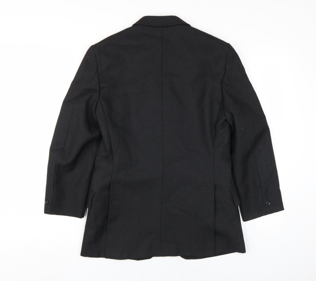Perry Womens Black Blazer, Size 12, Classic Two-Button
