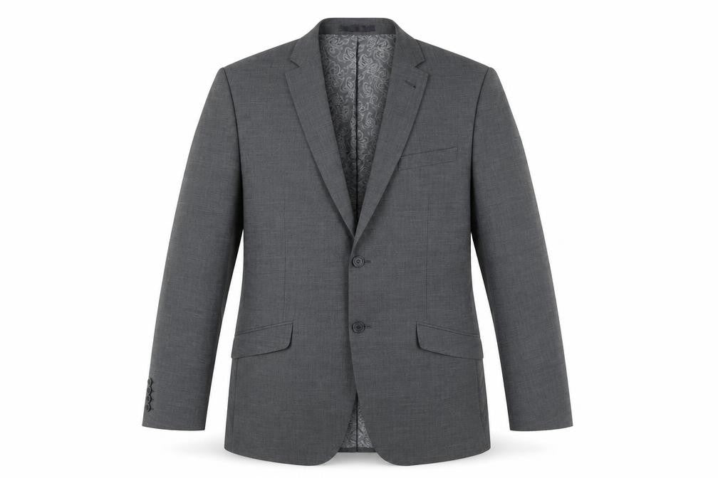 Butler & Webb Men's Grey Blazer, 38R, Classic Style