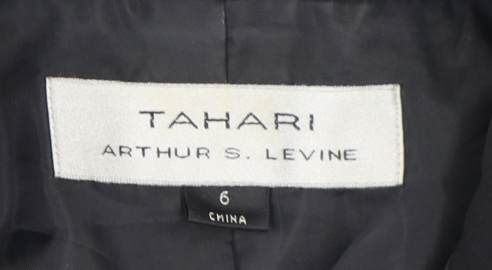 Tahari Women's Black Blazer Size 10 Classic Business Jacket