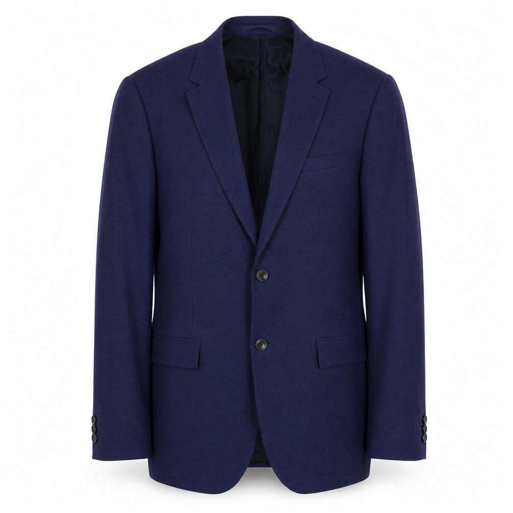 Marks & Spencer Men's Blue Long Blazer, 38L, Classic Style
