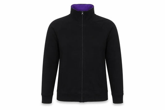 Mountain Life Active Women's Black Full Zip Sweatshirt - Size 14
