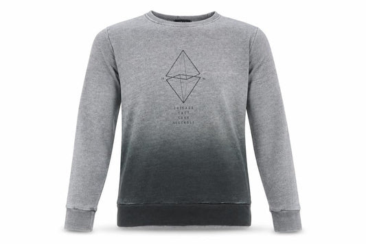 River Island Men's Grey Pullover Sweatshirt, Size M
