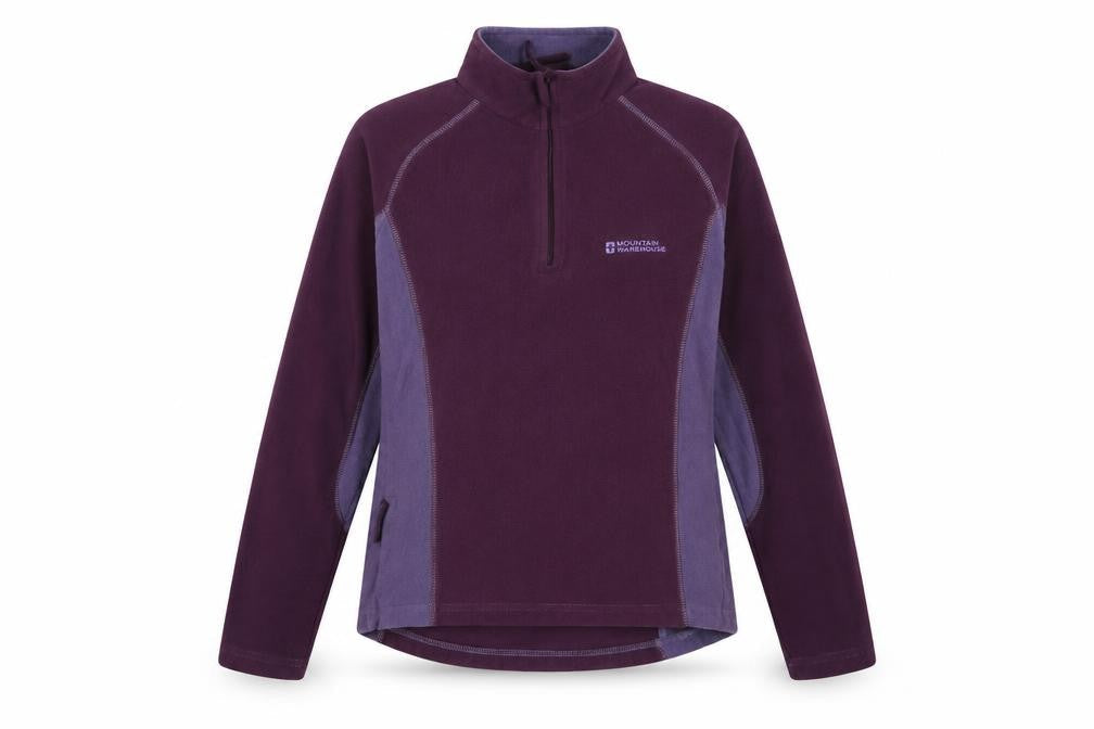 Mountain Warehouse Women's Purple Fleece Sweatshirt Size 8