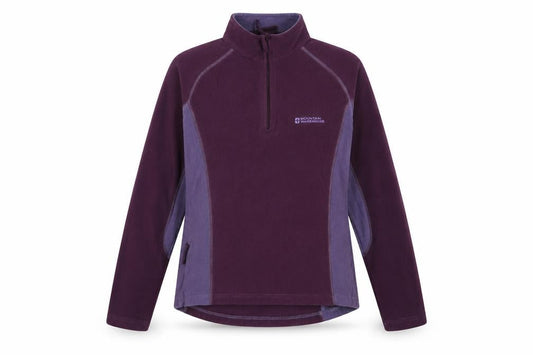 Mountain Warehouse Women's Purple Fleece Sweatshirt Size 8