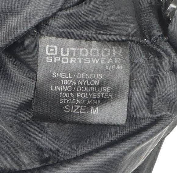 Outdoor Sportswear Men's Black Jacket M Waterproof