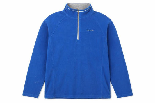 Craghoppers Men's Blue Fleece 1/2 Zip Sweatshirt L