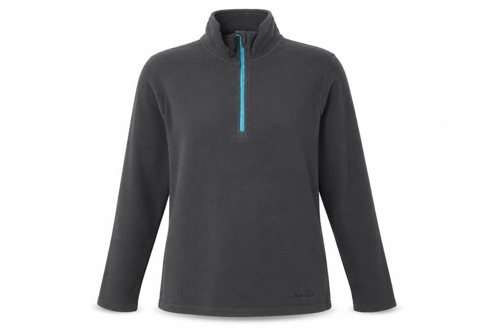 Peter Storm Women's Grey Fleece Pullover, Size 12