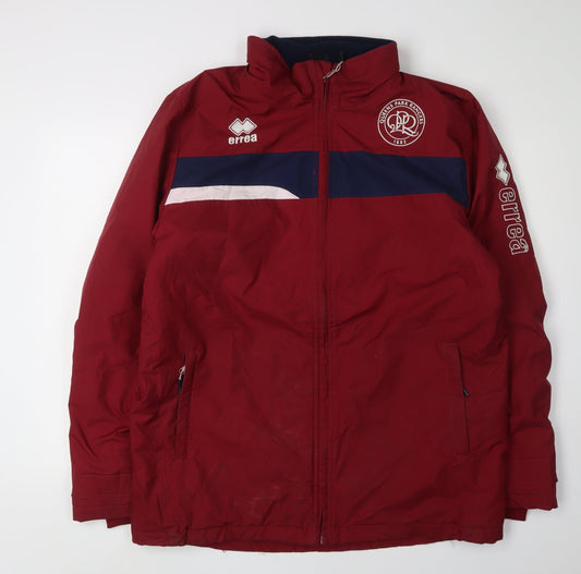 errea Men's Red Varsity Jacket L Sports
