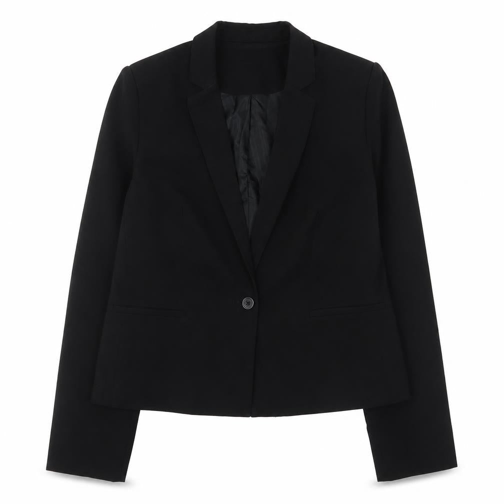 Edition Women's Black Blazer Size 12 Business Suit Jacket