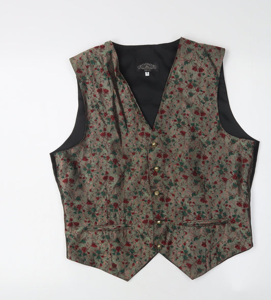 Tie Rack Men's Multicoloured Silk Waistcoat S