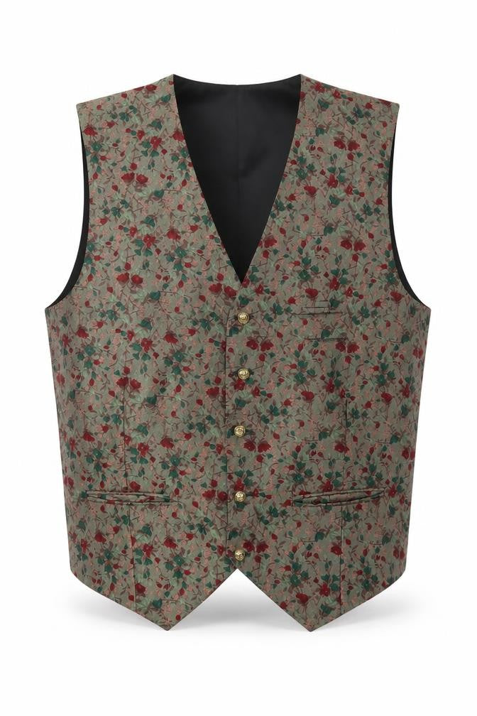 Tie Rack Men's Multicoloured Silk Waistcoat S