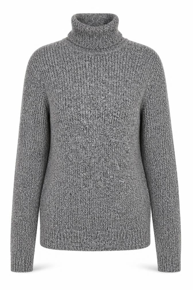 Brave Soul Women's Grey Roll Neck Pullover Jumper M