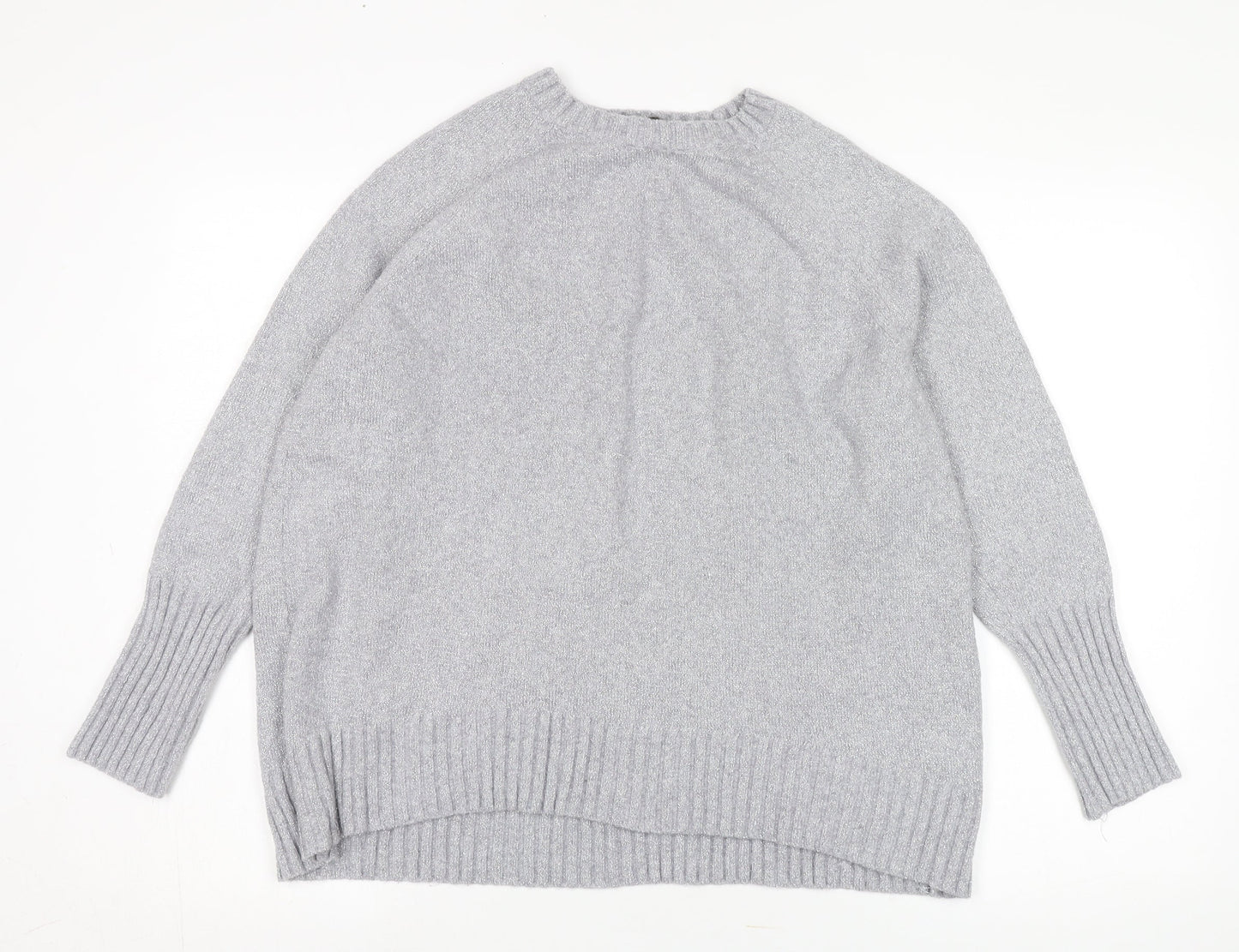 Oasis Women's Grey Pullover Jumper Size L