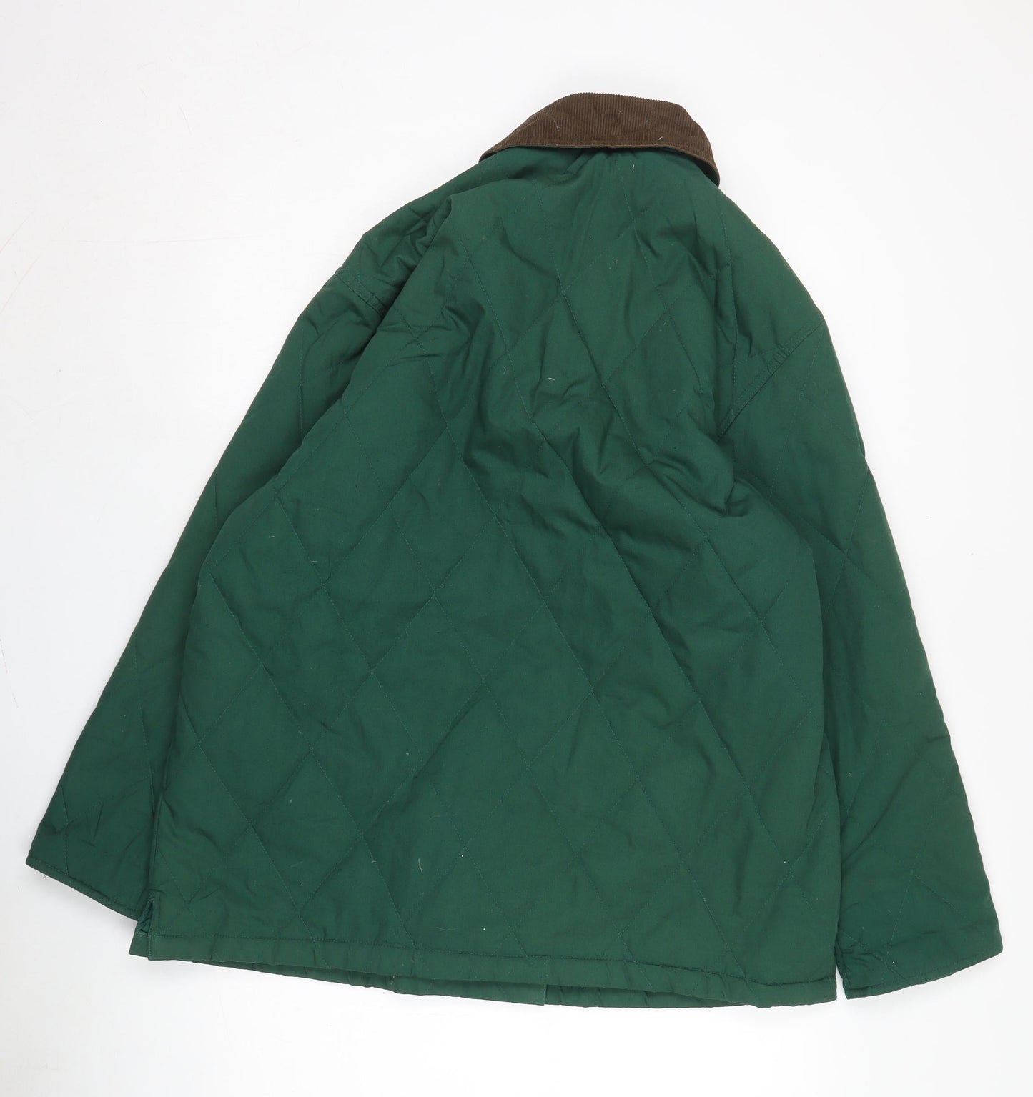 Berkertex Men's Green Quilted Jacket, Size 14