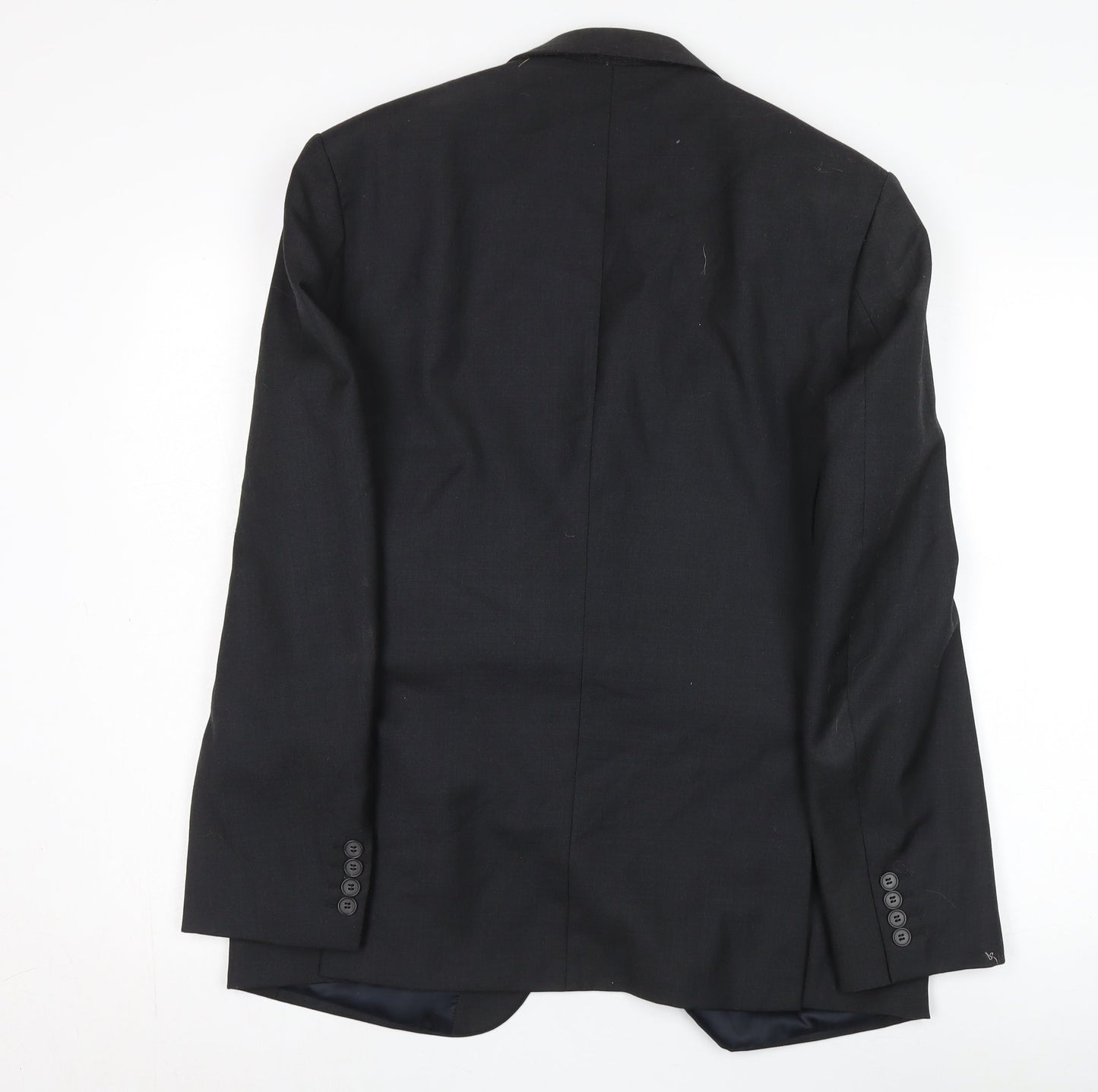 Racing Green Men's Black Blazer Size 40 Regular Fit