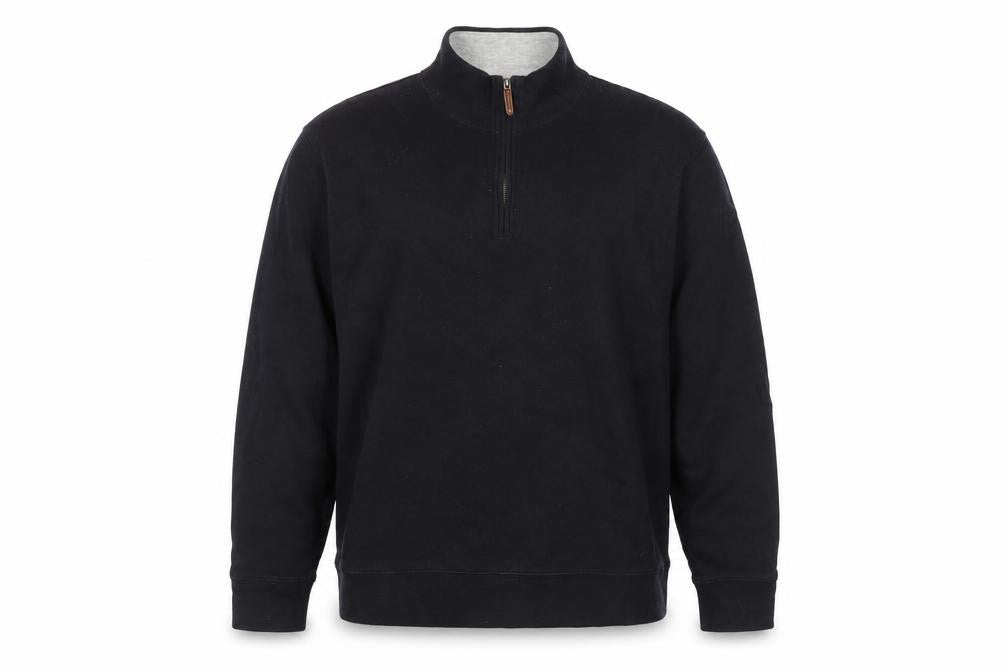 Lands' End Men's XL Black Pullover Jumper High Neck
