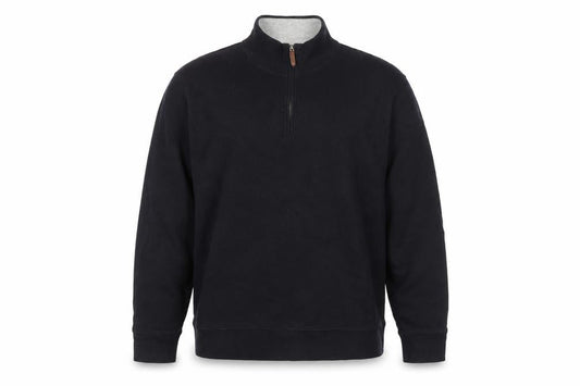 Lands' End Men's XL Black Pullover Jumper High Neck