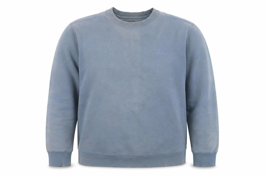Schott Men's Blue Pullover Sweatshirt L