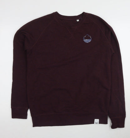 Stanley/Stella Men’s Purple Pullover Sweatshirt, Size L