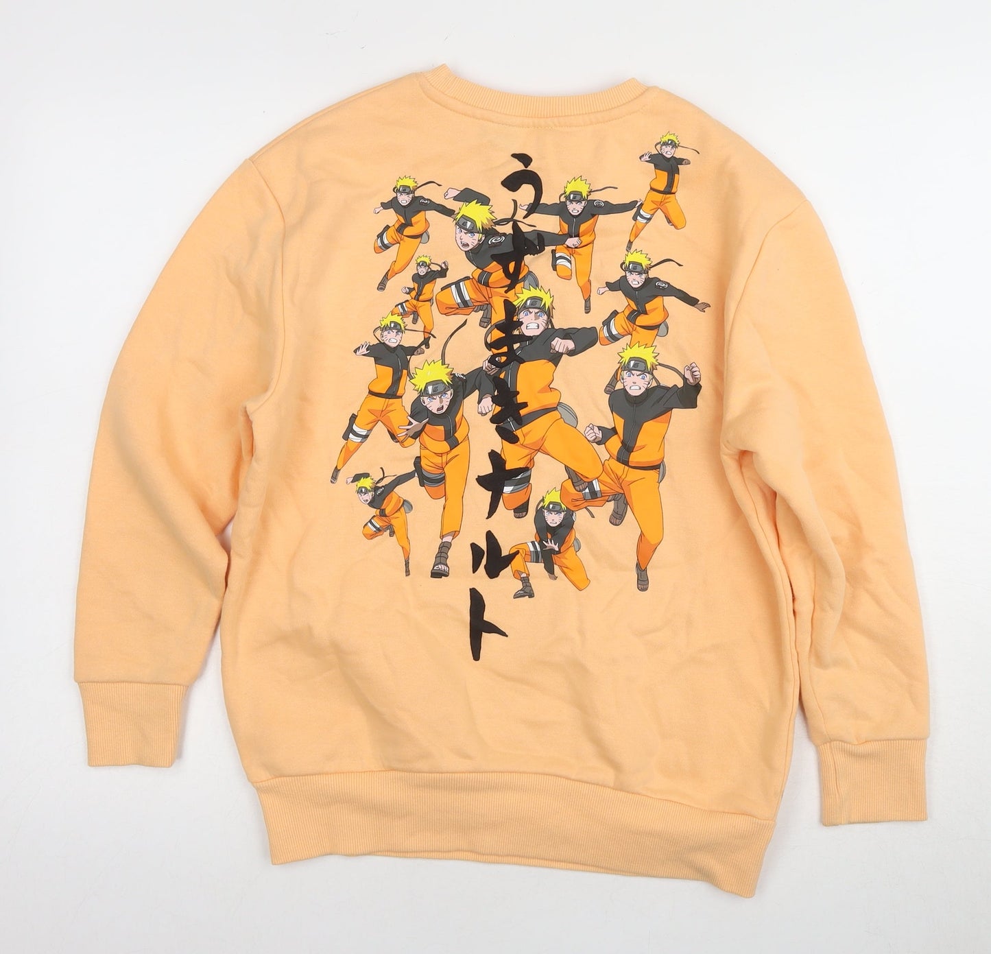 Naruto Boys Orange Graphic Pullover Sweatshirt 11-12 Years