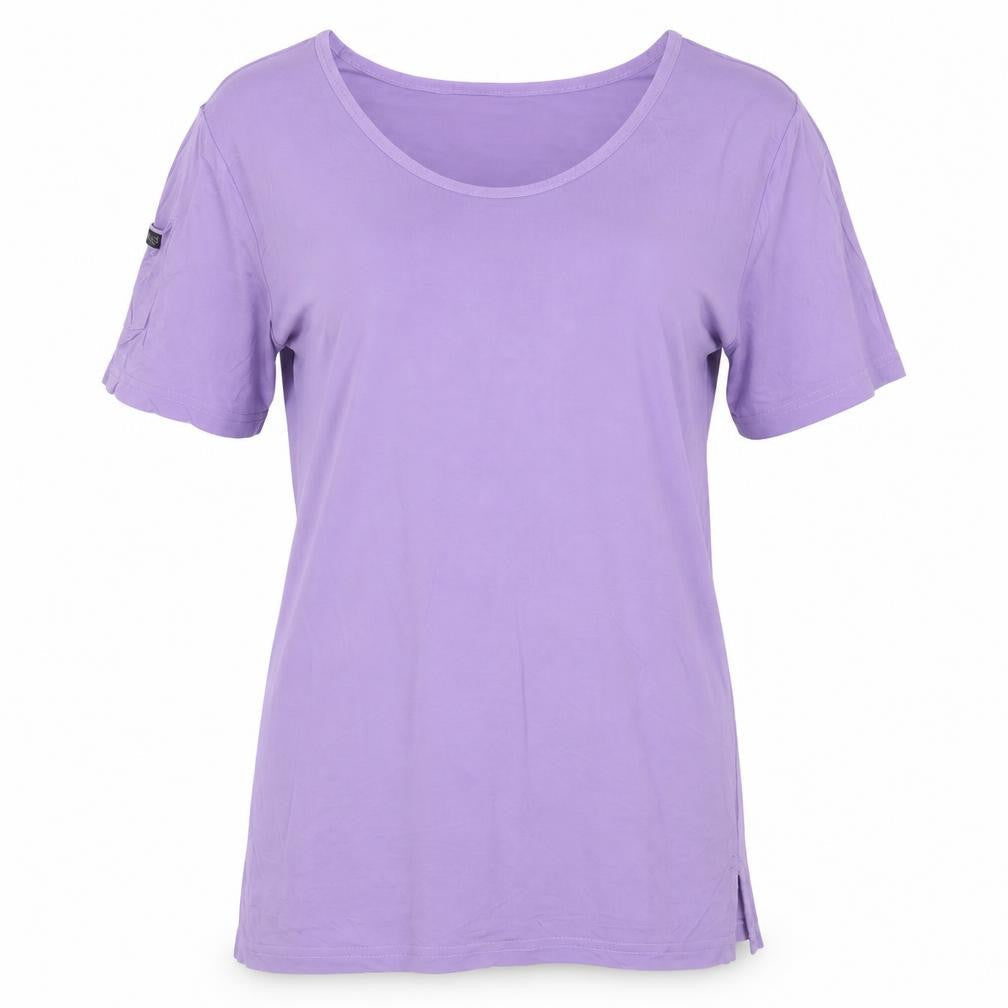 Kurt Muller Unisex Purple T-Shirt, Size S, V-Neck Jersey