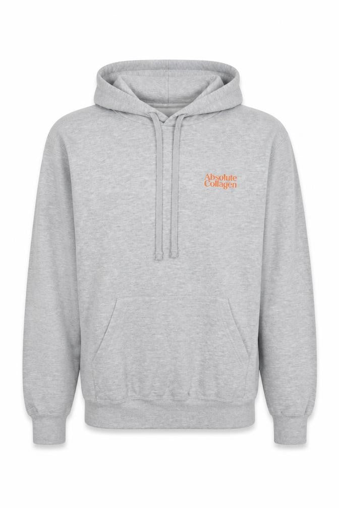Russell Grey Unisex Hoodie - Small, Comfortable Logo Style