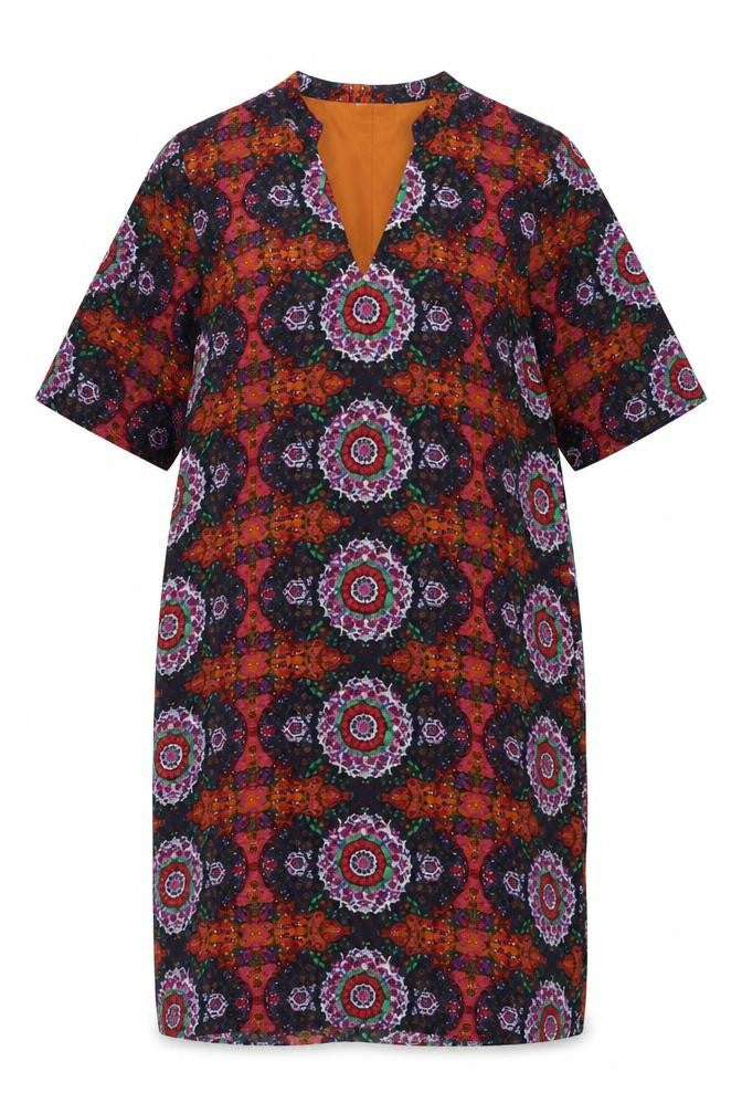 Vero Moda Women's Multicoloured Geometric Dress M