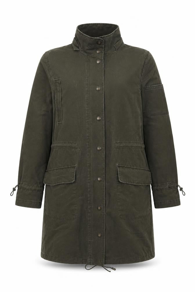 Four Seasons Green Military Jacket Unisex Medium