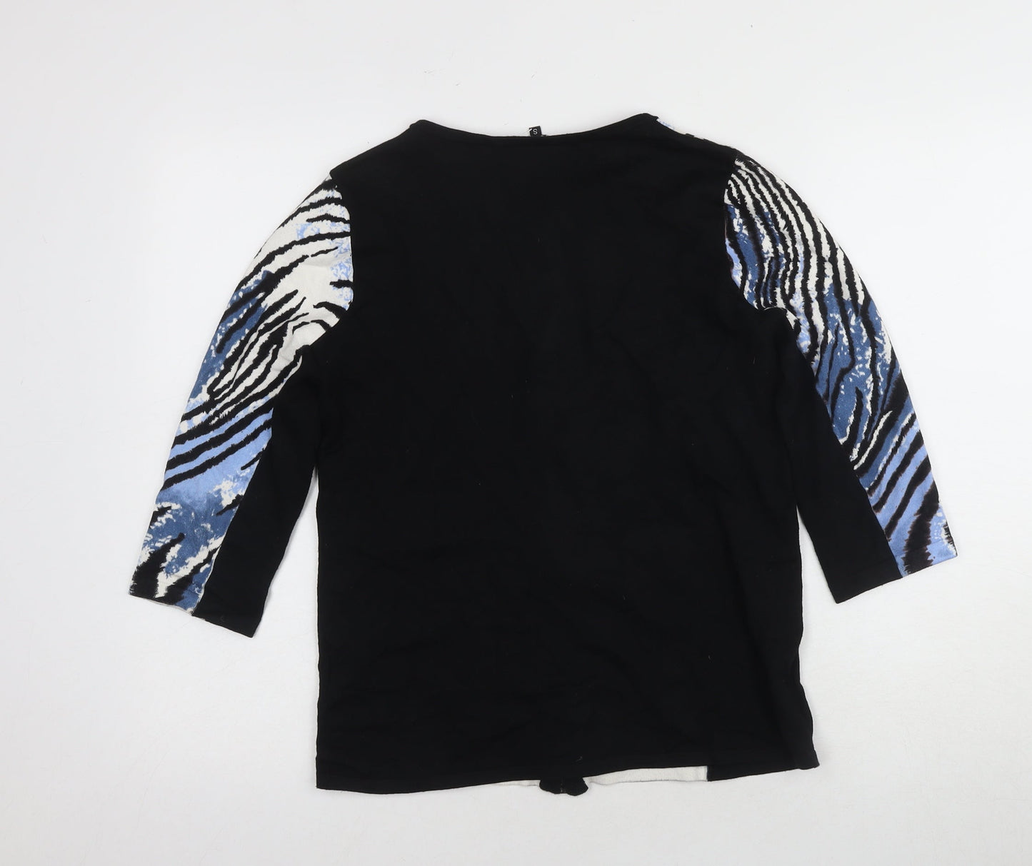 Casamia Women's Black Multicoloured Animal Print Top S