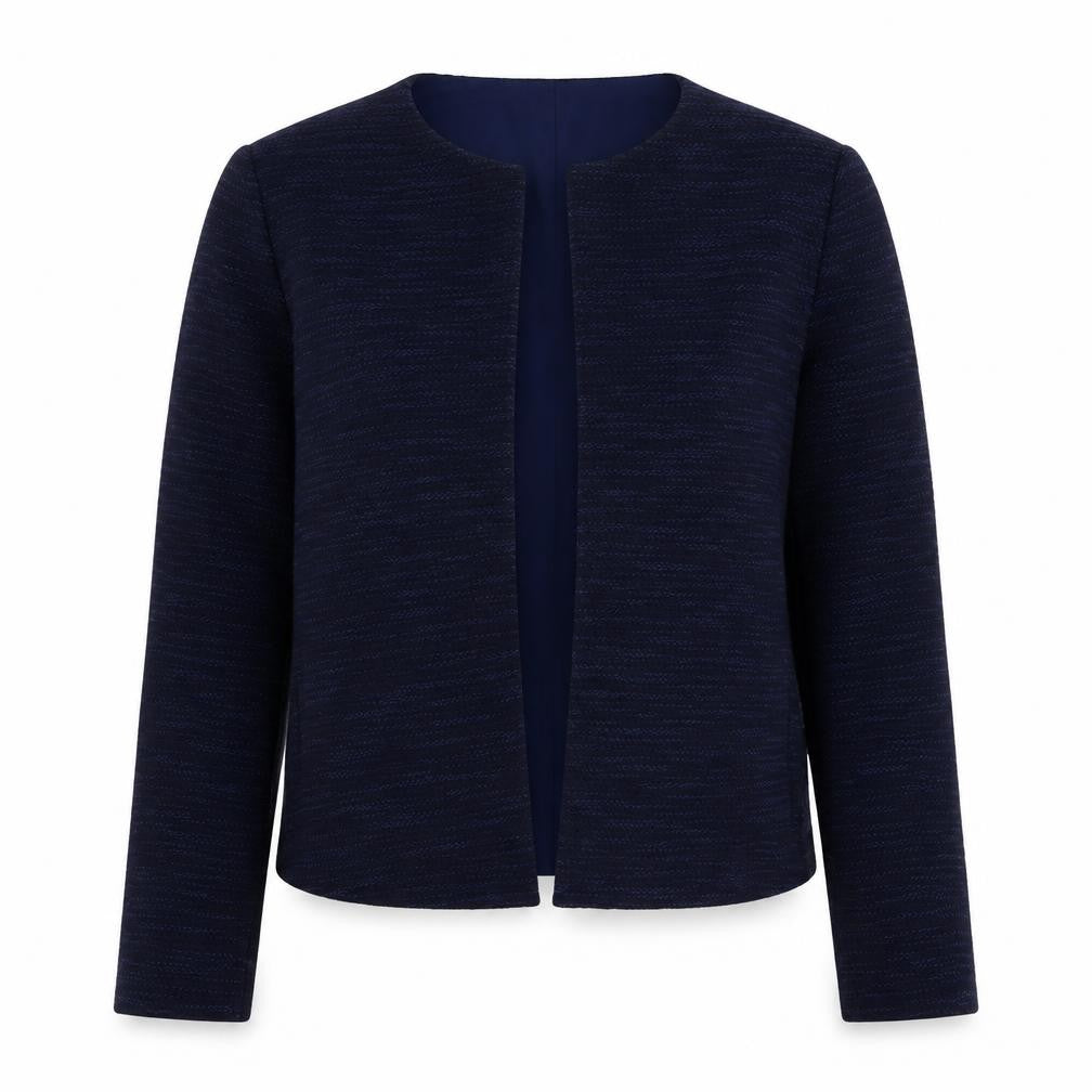 Mango Women's Blue Long Sleeve Jumper Lined