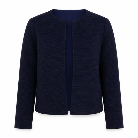 Mango Women's Blue Long Sleeve Jumper Lined