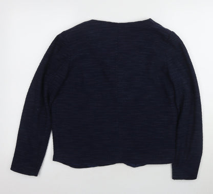 Mango Women's Blue Long Sleeve Jumper Lined