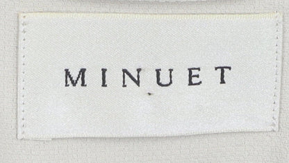 Minuet Women's Ivory Blazer UK 10 Shawl Lapel Formal