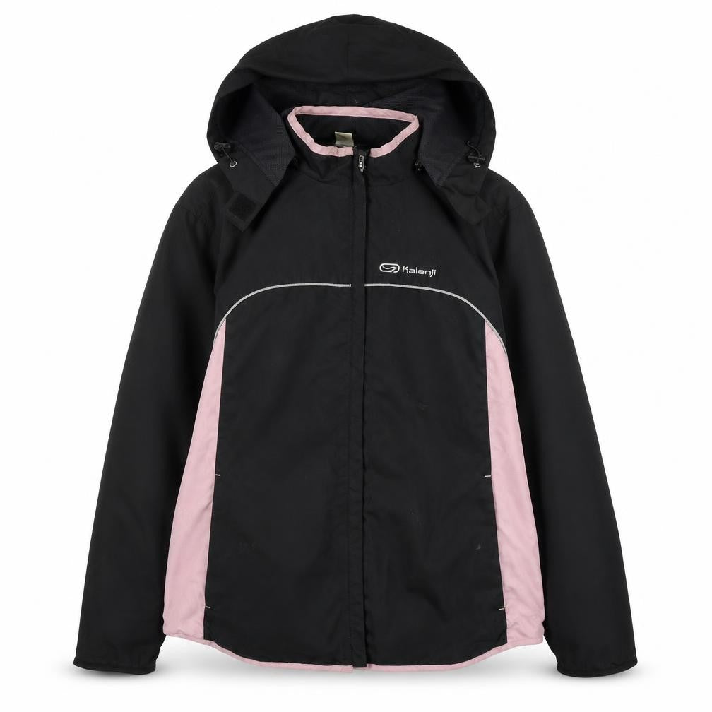 Kalenji Women's Black Hooded Jacket Size 14