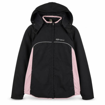 Kalenji Women's Black Hooded Jacket Size 14