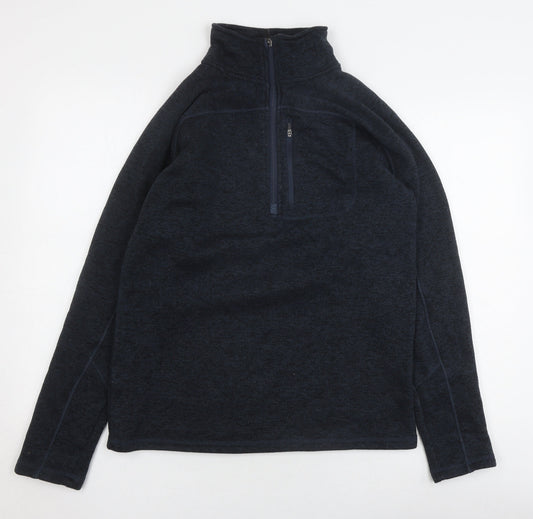 Peter Storm Men's Black 1/4 Zip Fleece Jacket - Size M