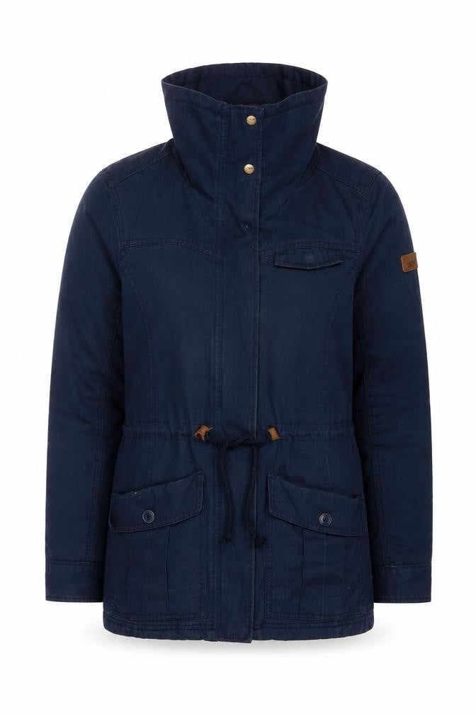 Neo Label Blue Men's Small Parka Jacket, Cotton, Lined