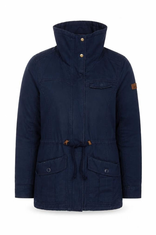 Neo Label Blue Men's Small Parka Jacket, Cotton, Lined