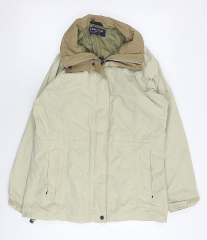 Regatta Women's Beige Waterproof Parka Jacket Size 10