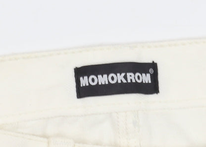PRETTYLITTLETHING Women's Ivory Mini Skirt - Size 6