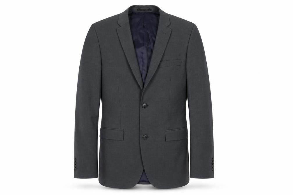 Topman Men's Black Blazer, UK 36 M, Regular Fit