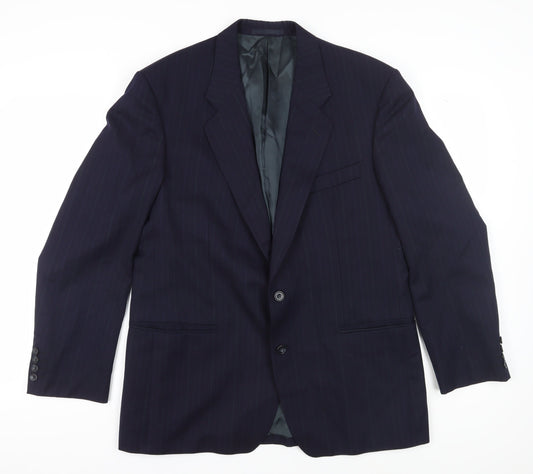 St Michael Men's Navy Blazer 42R Chest Classic