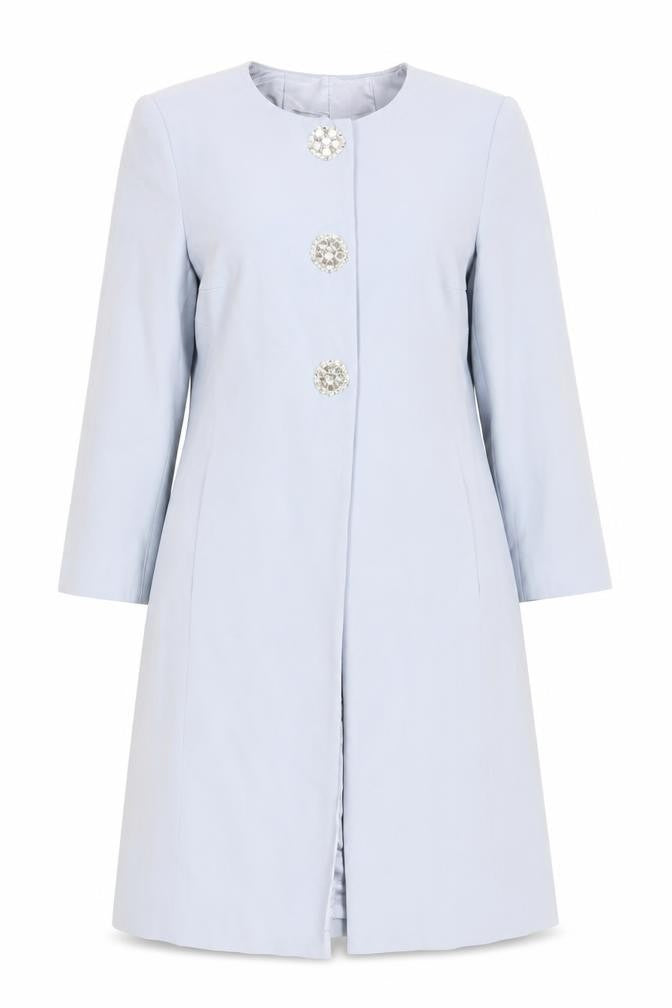 Together Blue Women's Long Coat Size 14