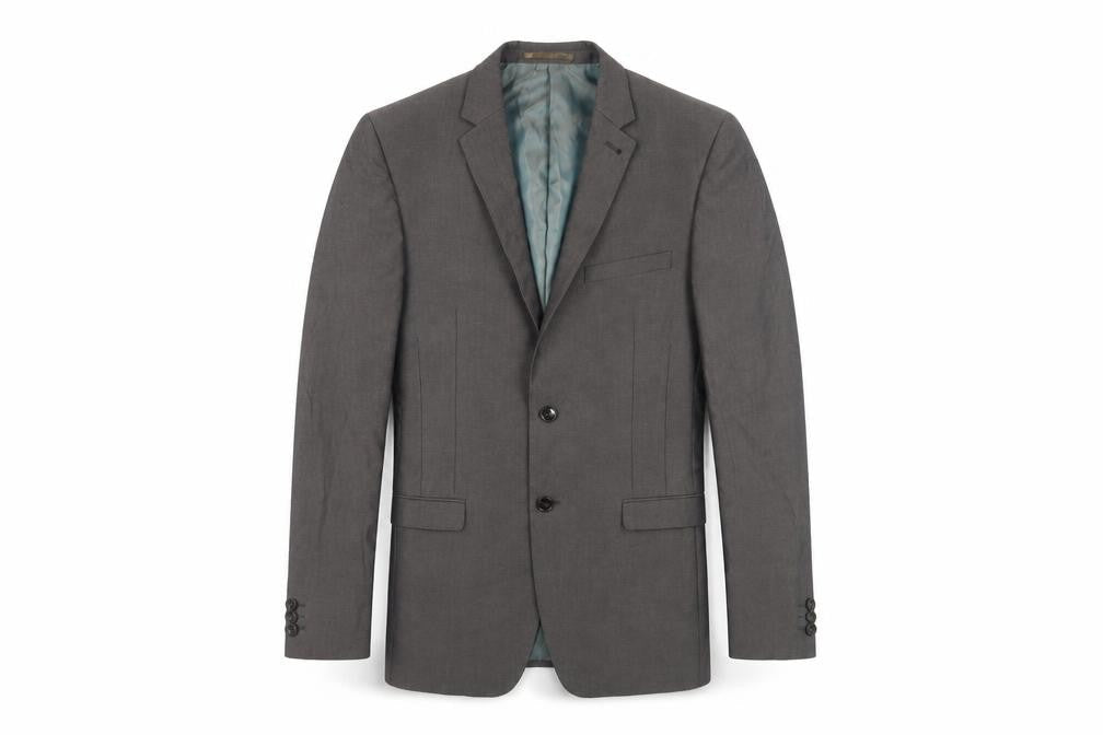 Marks & Spencer Mens Grey Long Blazer 36L